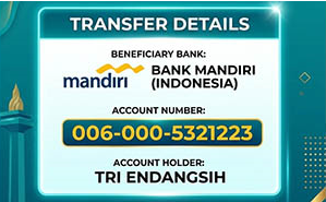 conference fee transfer detail